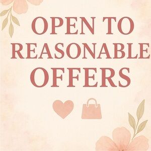 Open to Reasonable Offers Sign